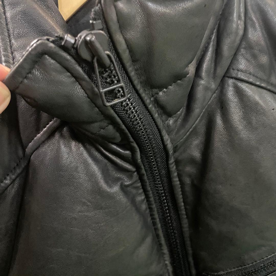 00s バッファローボブズ 羊革 シングルライダースジャケット ファントム