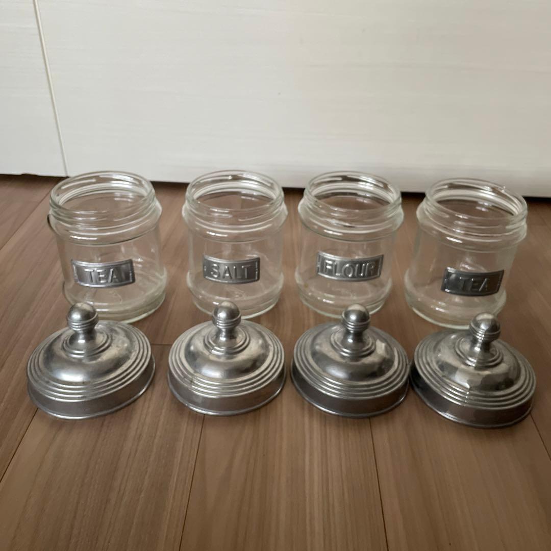 【廃盤】【美品】DULTON ダルトンキャニスター/ガラス瓶 クラシックデザイン