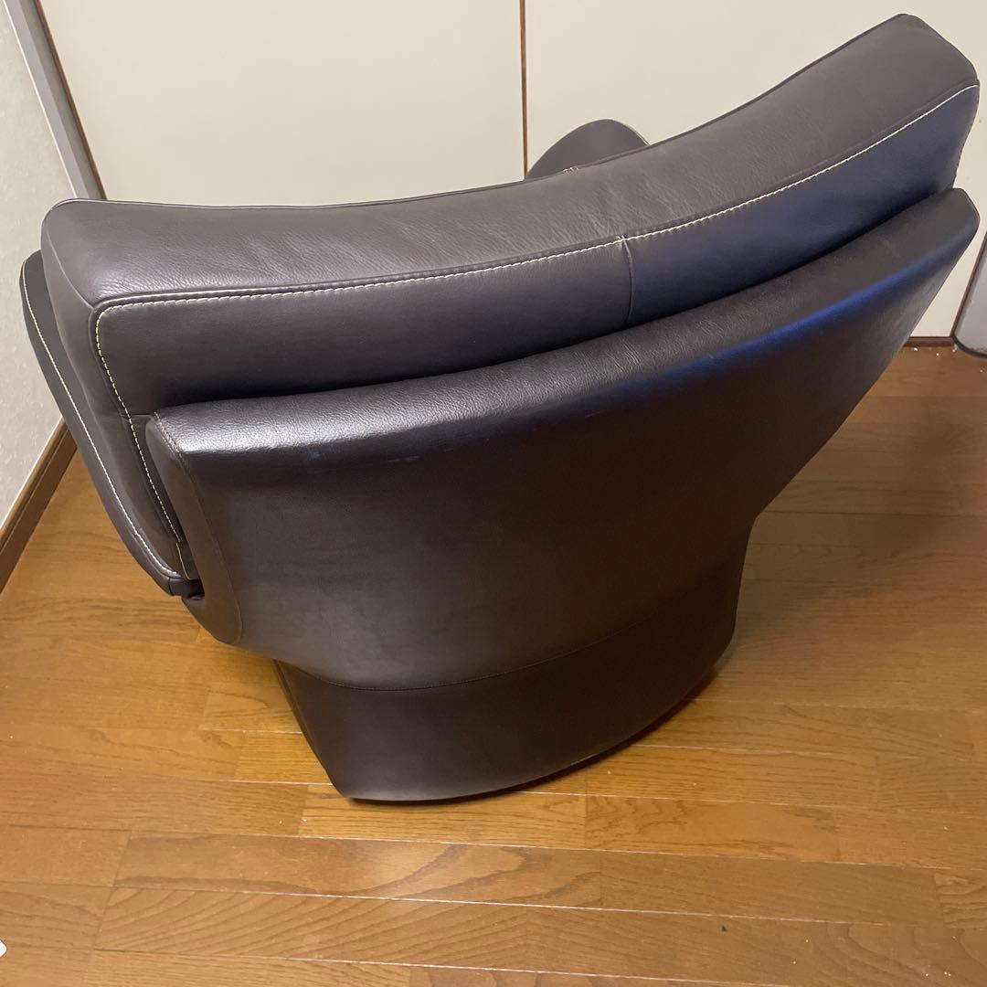 カリモク　回転式肘掛椅子　1Pソファ　zw7307