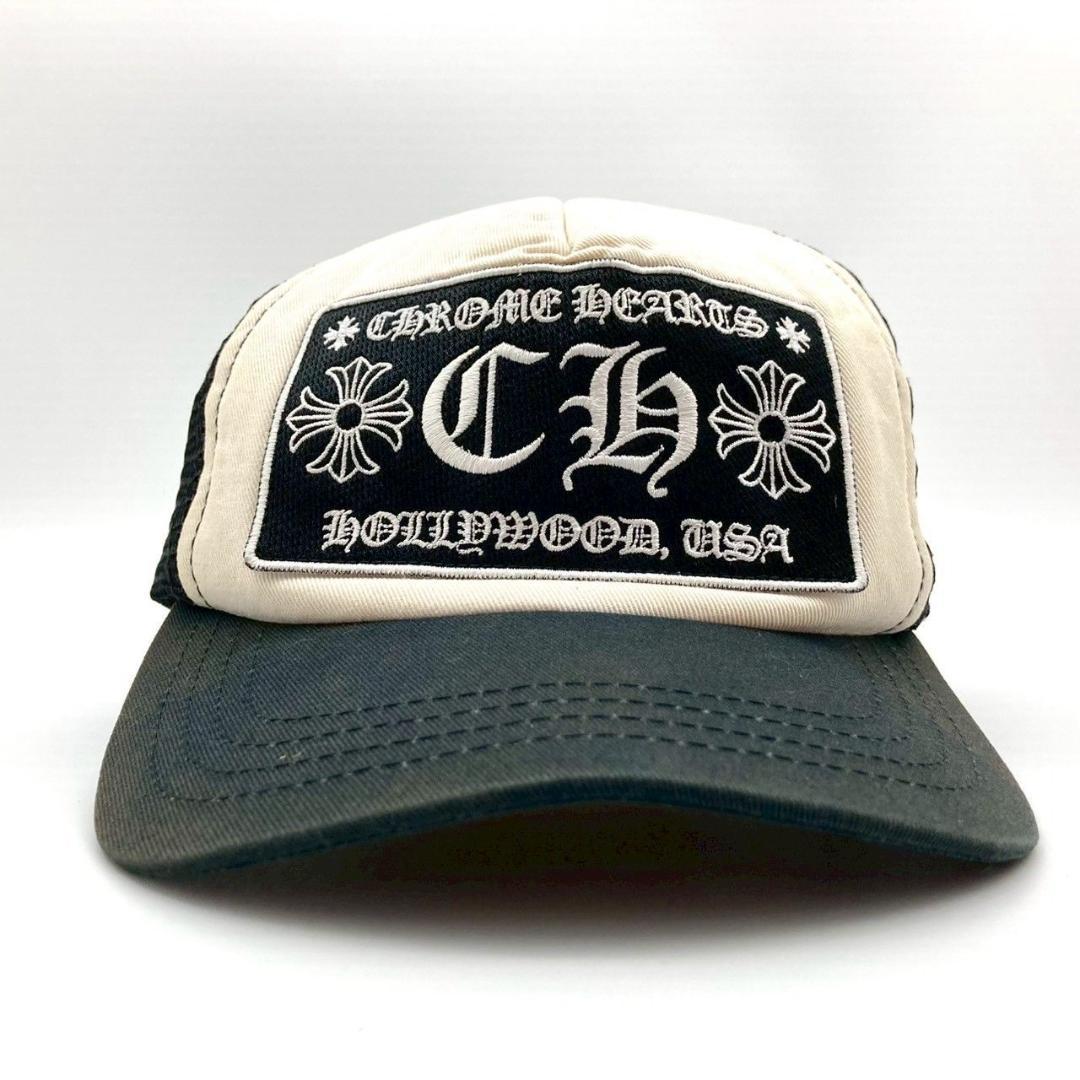 クロムハーツ キャップ ベースボールキャップ 綿 ブラック ホワイト 70722