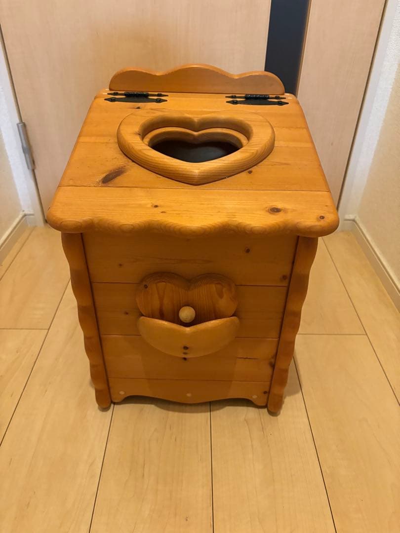 アメリカンカントリー家具　カントリーハートダストBOX ゴミ箱