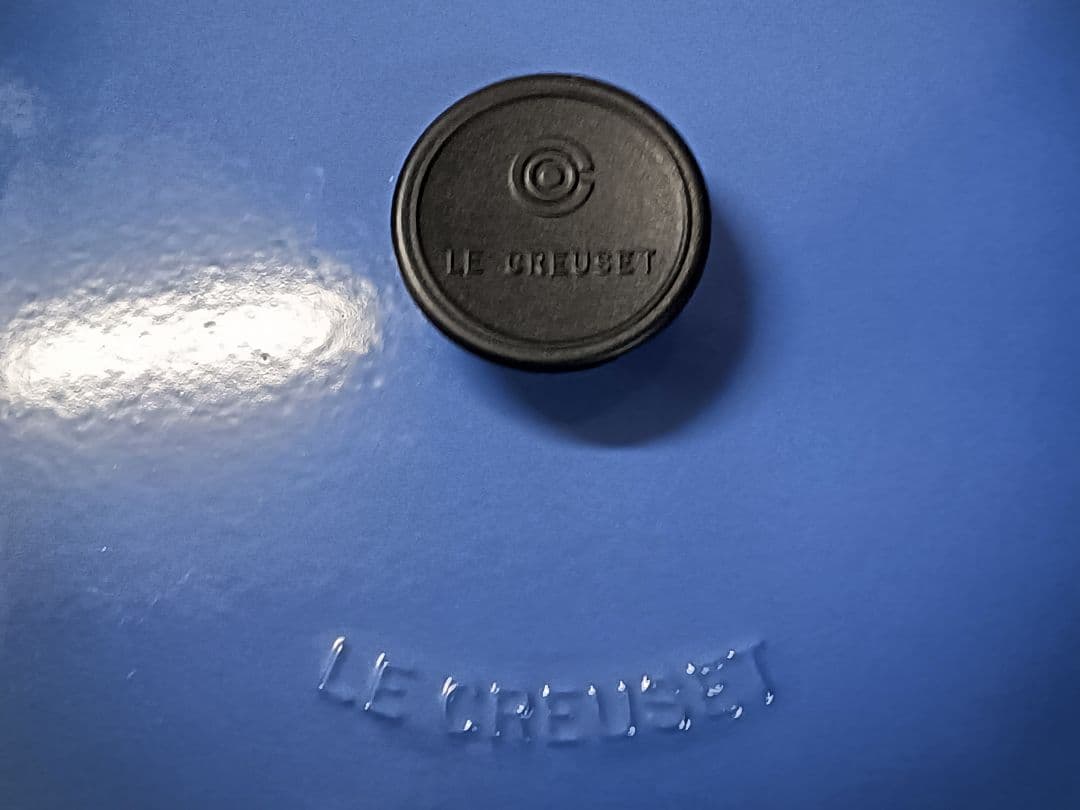 ルクルーゼ マルミット 両手鍋 26cm 青　LE CREUSET