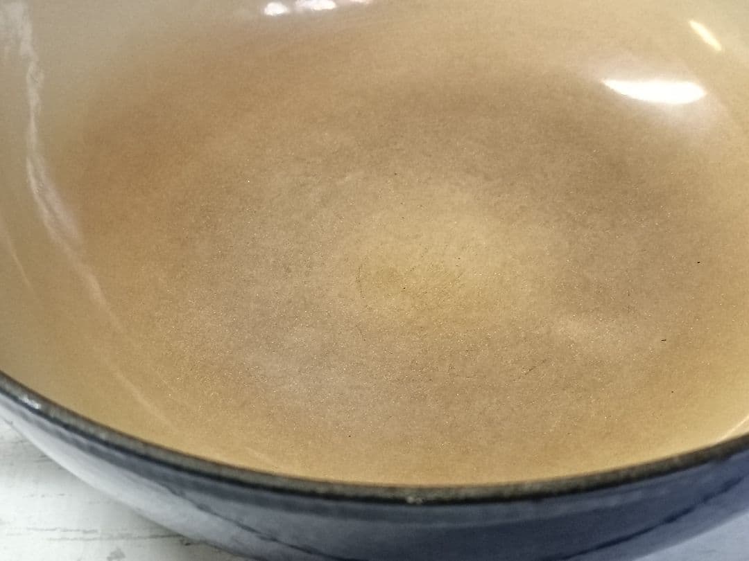ルクルーゼ マルミット 両手鍋 26cm 青　LE CREUSET