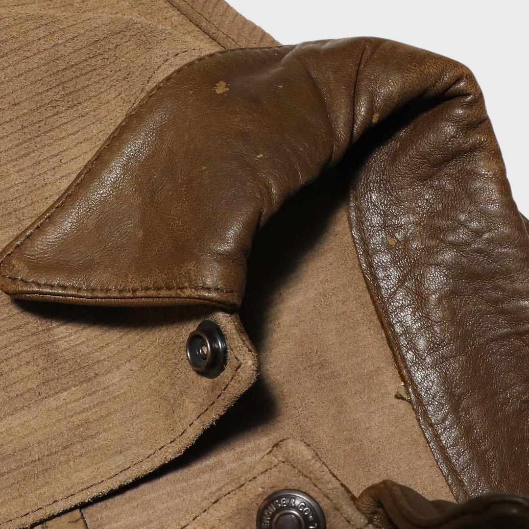 初期★WAREHOUSE★50s 3rd レザージャケット★トラッカージャケット