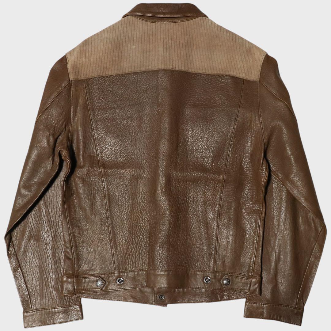 初期★WAREHOUSE★50s 3rd レザージャケット★トラッカージャケット