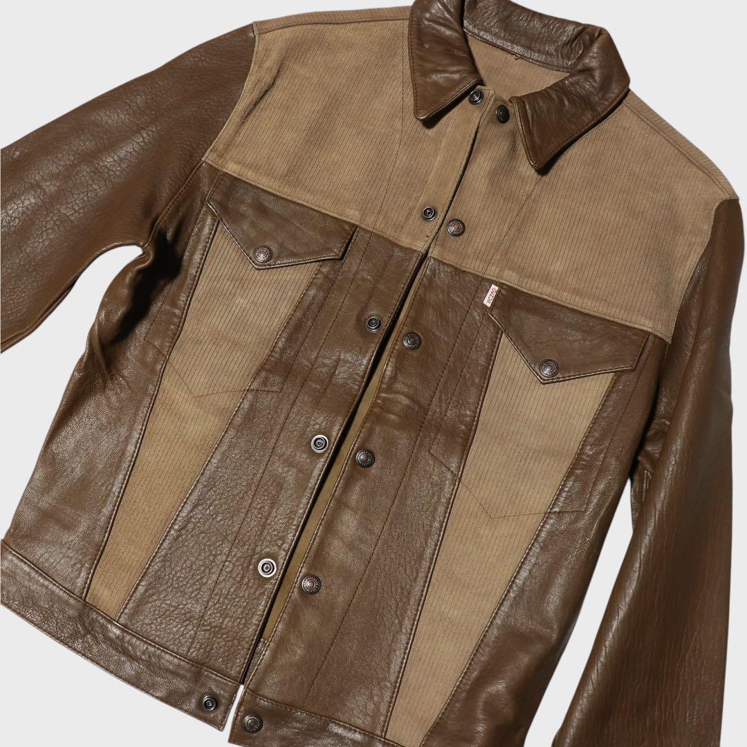 初期★WAREHOUSE★50s 3rd レザージャケット★トラッカージャケット