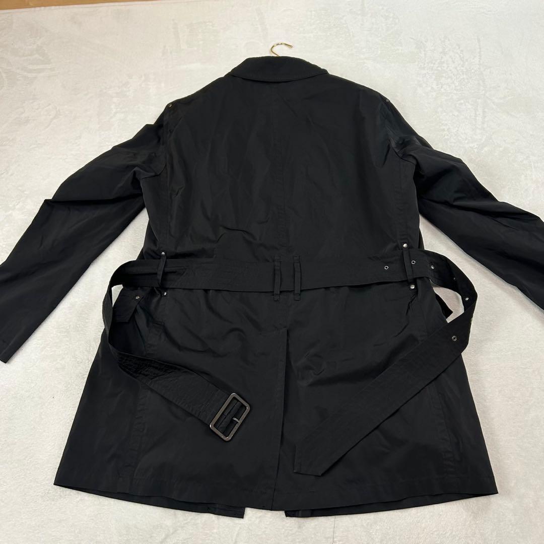 J488 XL バーバリーロンドン ダウンライナー付 ベルト付 コート メンズ