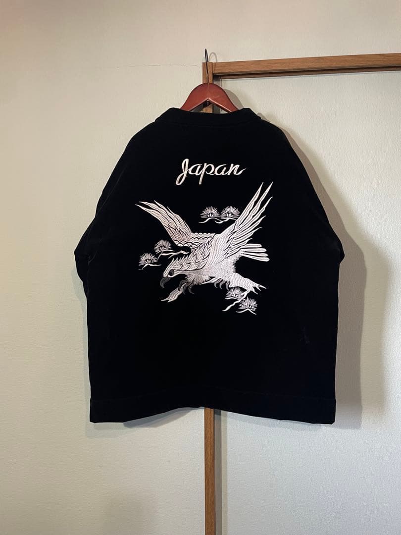 し*た様 ベルベット スカジャン レプリカ　鷹 龍 Japan