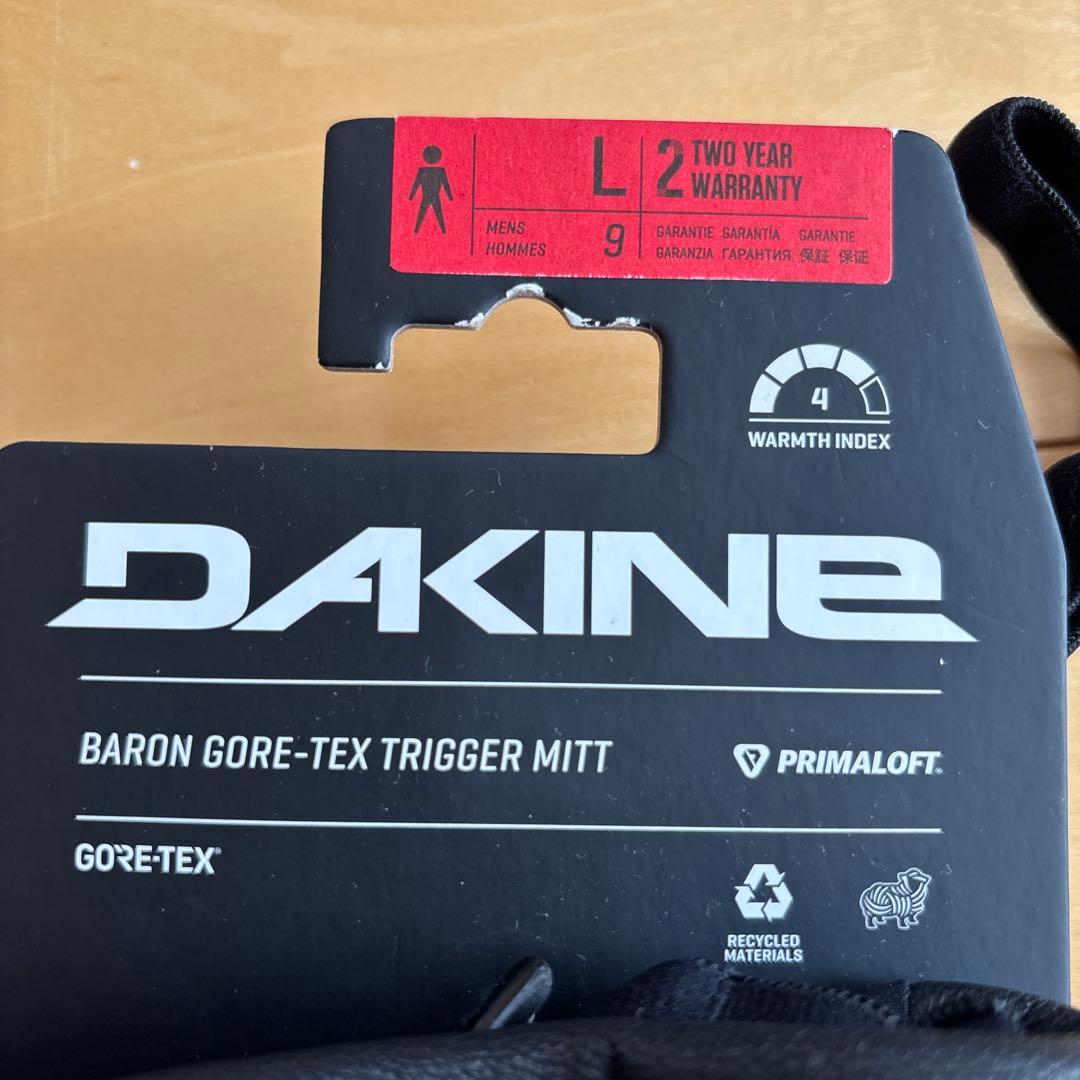 【新品】DAKINE GORETEX L ゴアテックス グローブ ブラック 黒