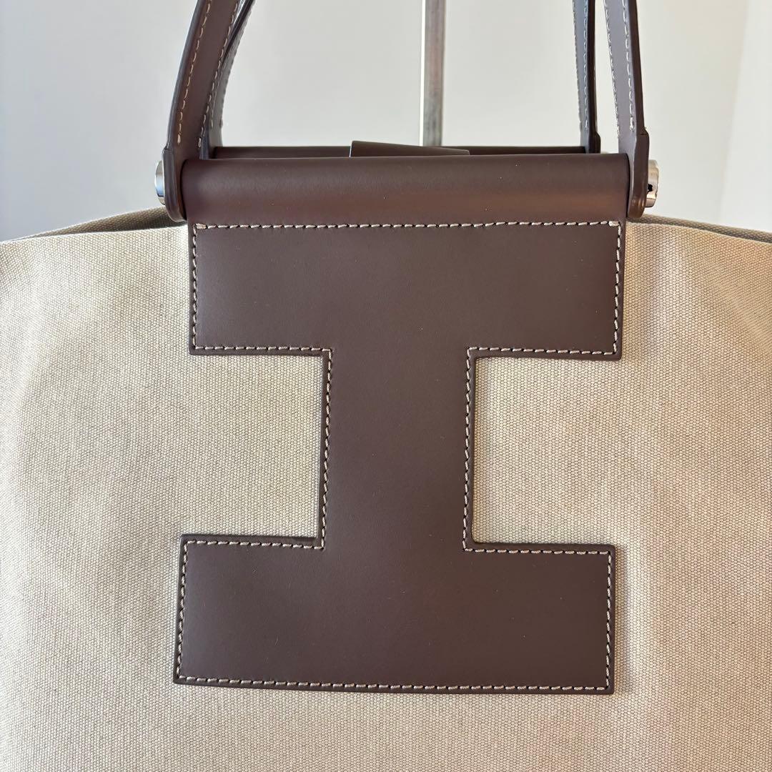 専用イアクッチ　トートバッグ　牛革　ソルベット L 大判L ブラウン 人気