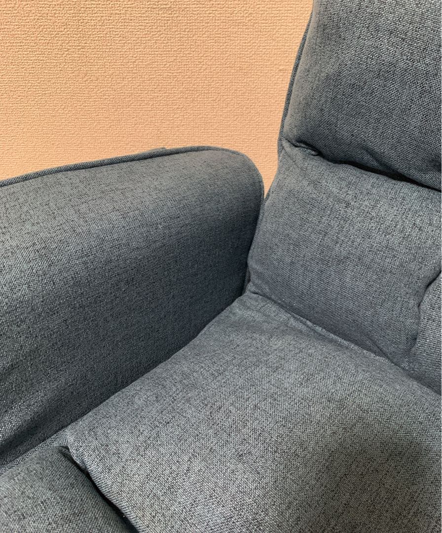 値下げ！【美品】YAMAZEN 肘付き回転座椅子　EIKZ-72AOT-SNV