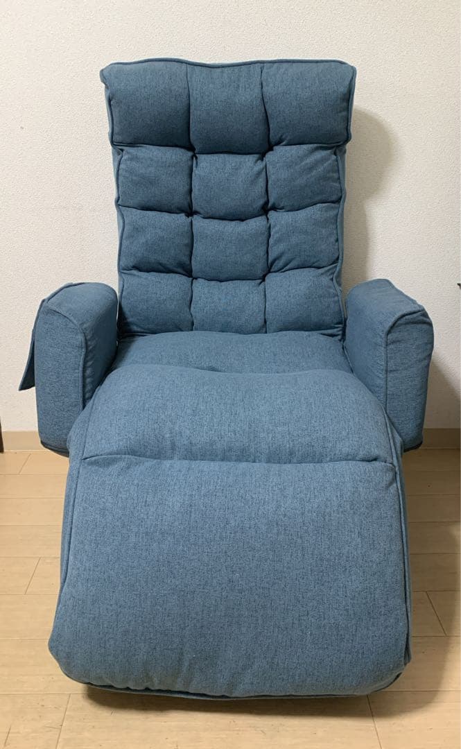 値下げ！【美品】YAMAZEN 肘付き回転座椅子　EIKZ-72AOT-SNV