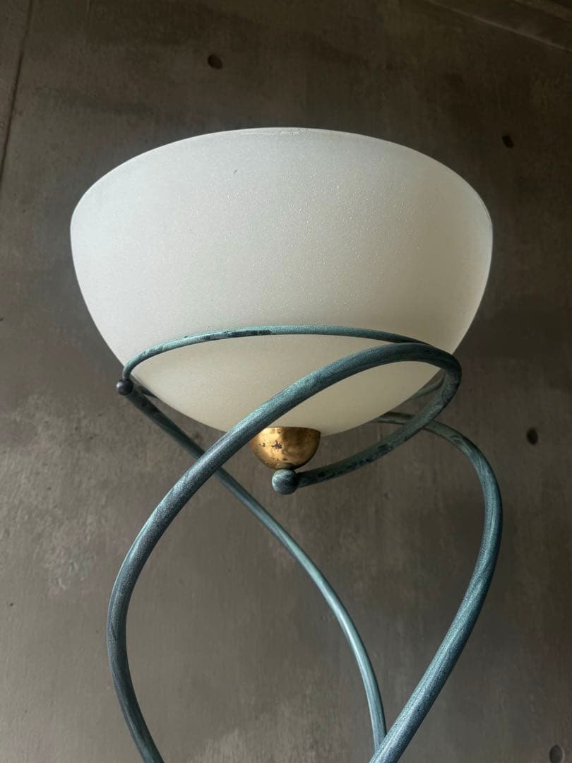 スパイラルフロアライト　ミッドセンチュリー　スペースエイジ　ポストモダン