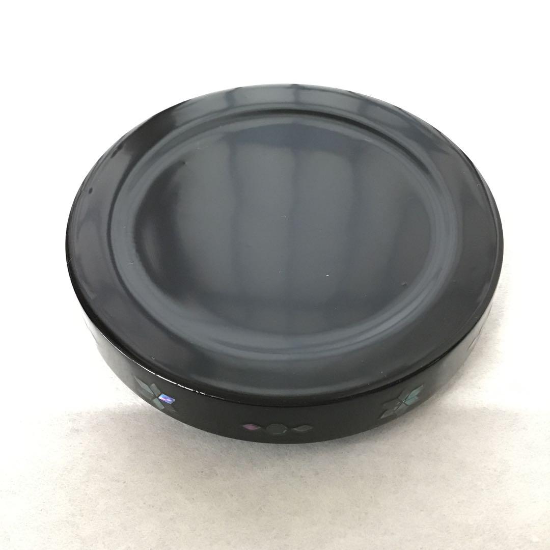 茶道具　高岡漆　青貝唐子　香合　貢山(蔵川建三)作　螺鈿　栞　共箱　S148KG