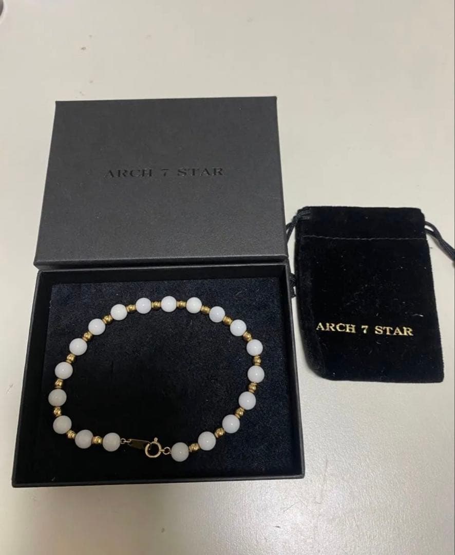 T*a様 ARCH 7 STAR アーチセブンスター　k18ホワイトオニキスブレ