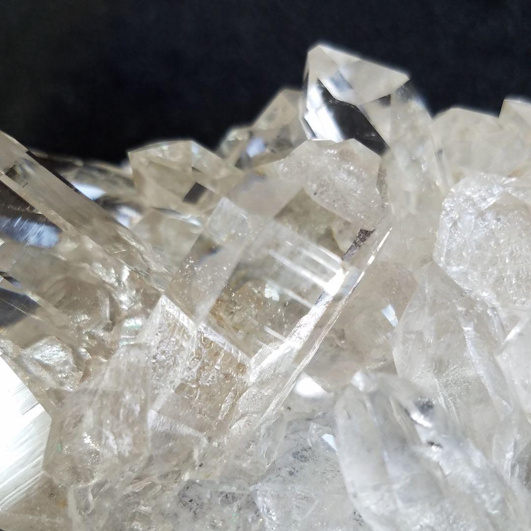 スイス産　アルプスクォーツ水晶クラスター