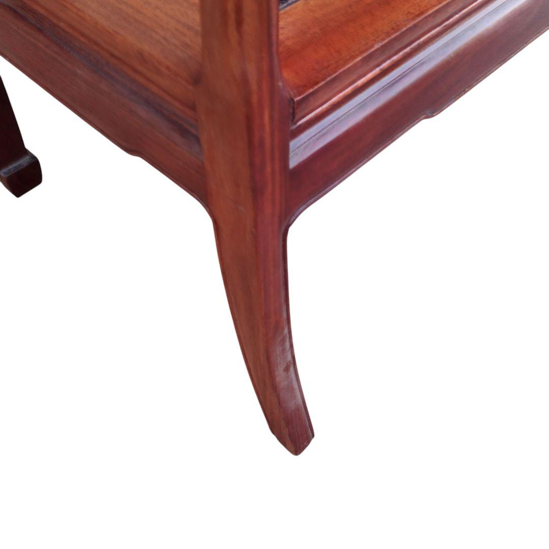 中国美術 唐木 アンティーク ヴィンテージ 唐木椅子　長椅子　昭和レトロ