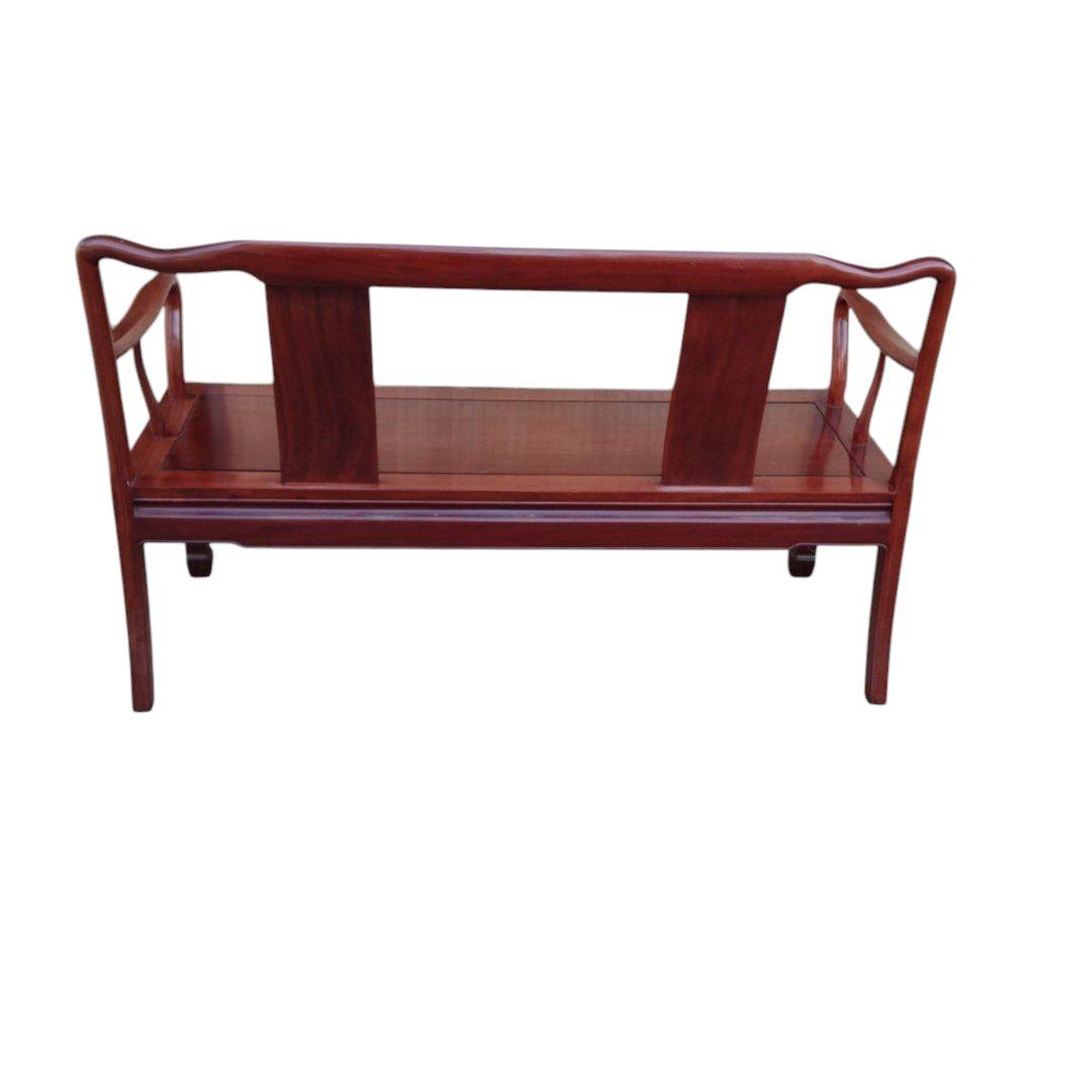 中国美術 唐木 アンティーク ヴィンテージ 唐木椅子　長椅子　昭和レトロ