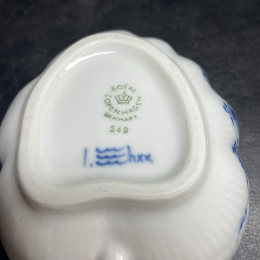 ロイヤルコペンハーゲン ブルーフルーテッド オープンシュガー