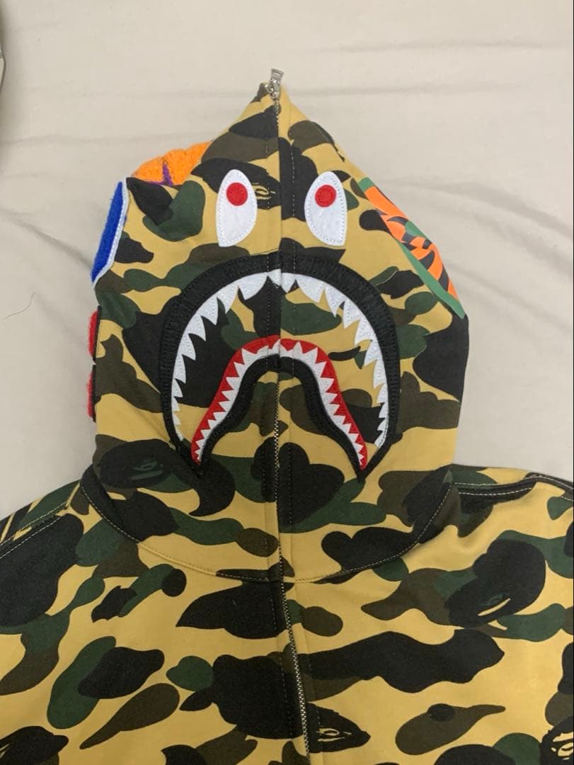 中村さん専用　 A BATHING APEカモフラージュ パーカーシャーク