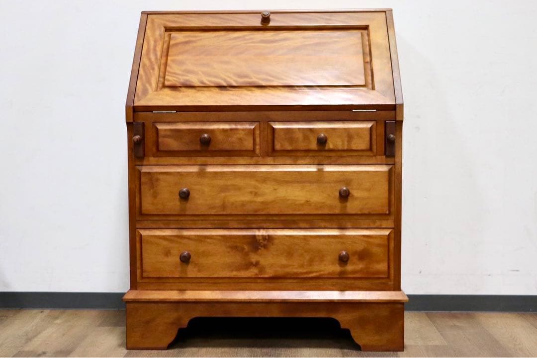 GMHH268○九州民芸家具 ライティングビューロー デスク 学習机 書