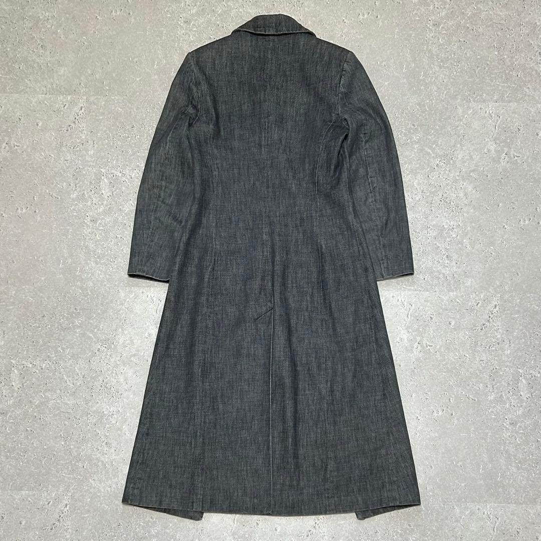 亘Diesel ロングコート デニム テーラード M グレー Y2K