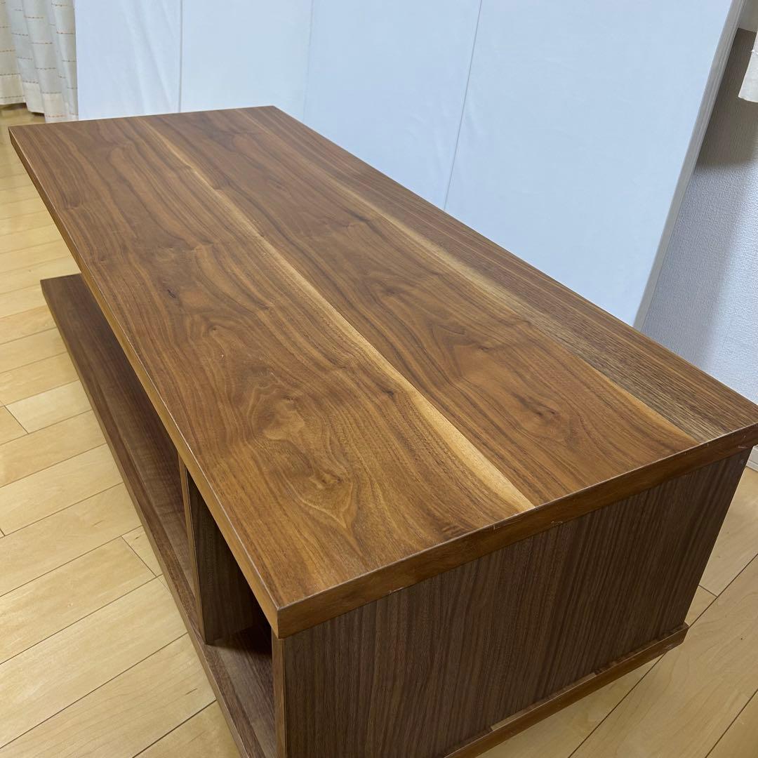 センターテーブル　テレビボード　ウォールナット　幅120 コネクト