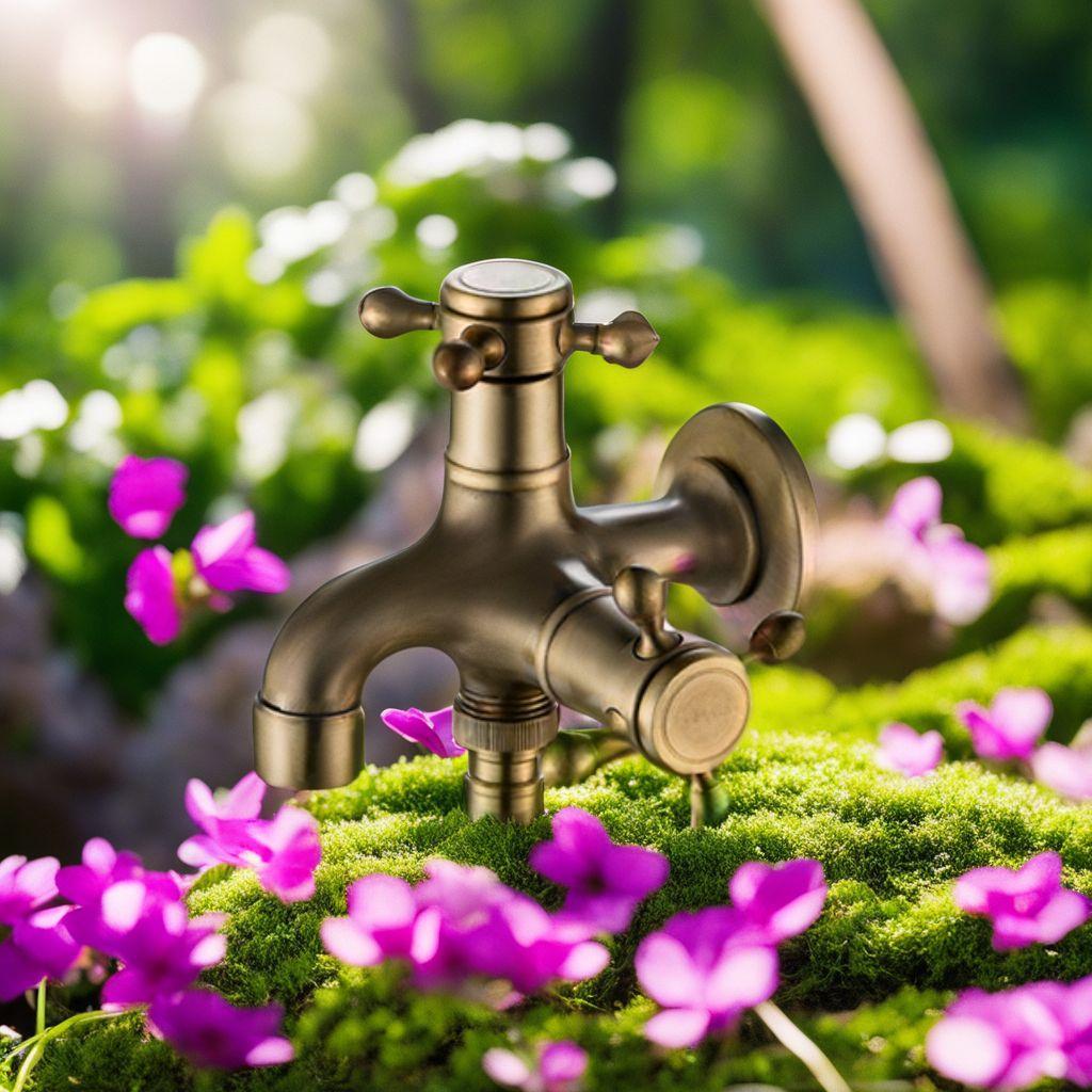 2口タイプ 北欧風レトロデザイン アンティーク調おしゃれ蛇口