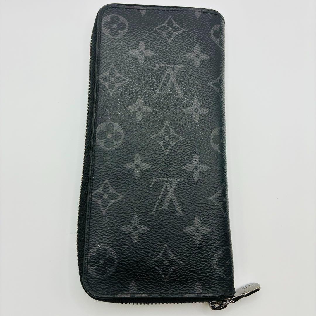 【新型】ルイヴィトン ジッピーウォレット　モノグラム　エクリプス　メンズ　財布