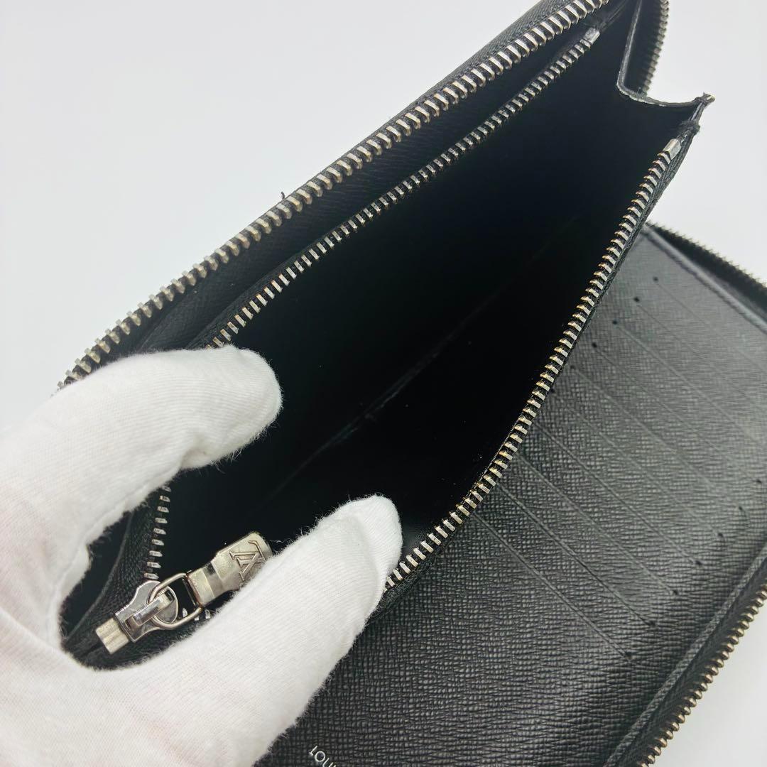【新型】ルイヴィトン ジッピーウォレット　モノグラム　エクリプス　メンズ　財布