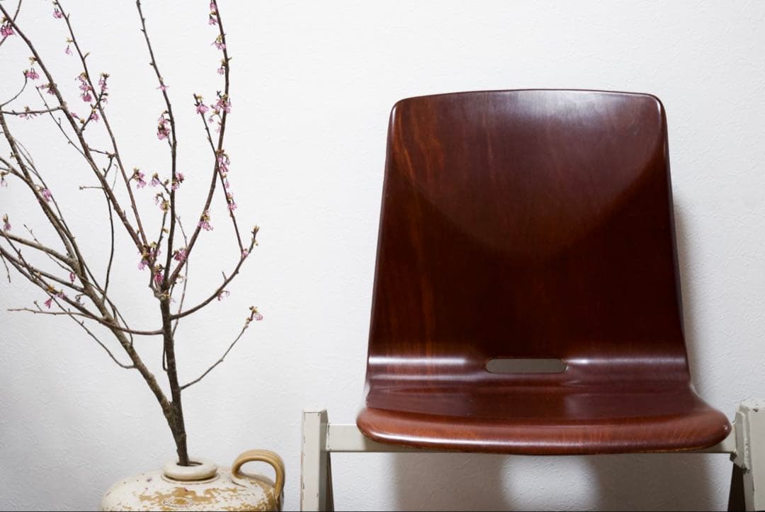 1960年代 ポグワルツ コンパスチェア / ヴィンテージ プライウッドチェア