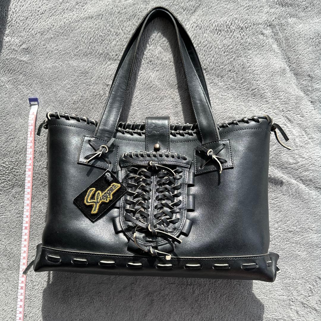 久保田スラッガー　レザートートバッグ