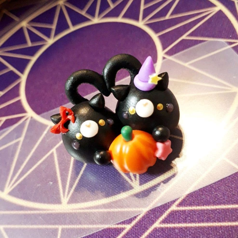 ハートシッポ♡仲良し黒猫★ハロウィン