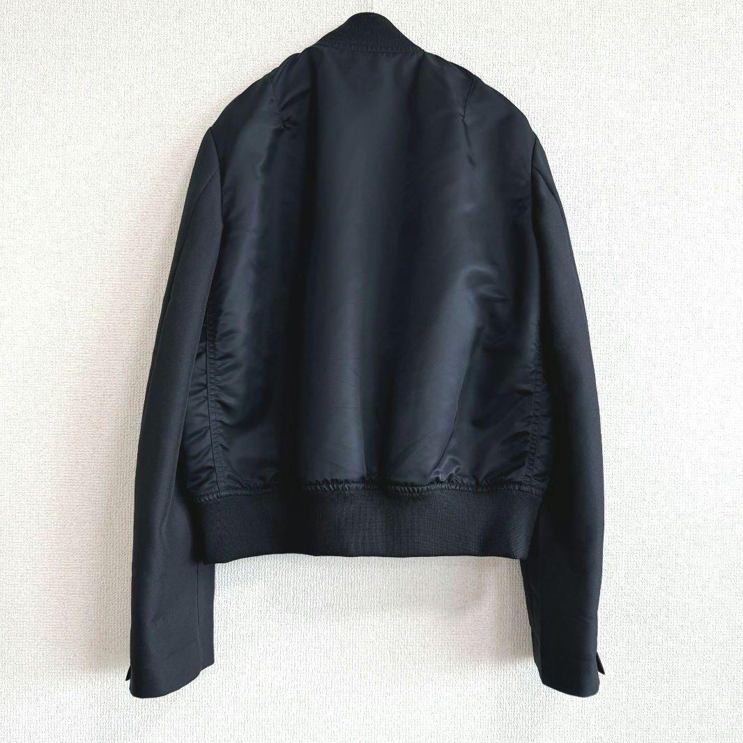 【極美品】ブラックコムデギャルソン MA-1 ドッキング ジャケット M 黒