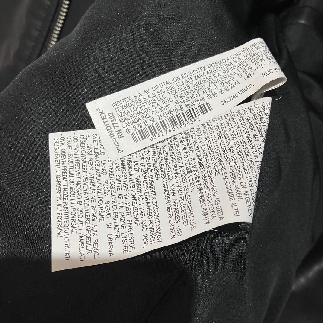 完売品　ZARA ザラ シングルライダースジャケット Lサイズ 42 極美品