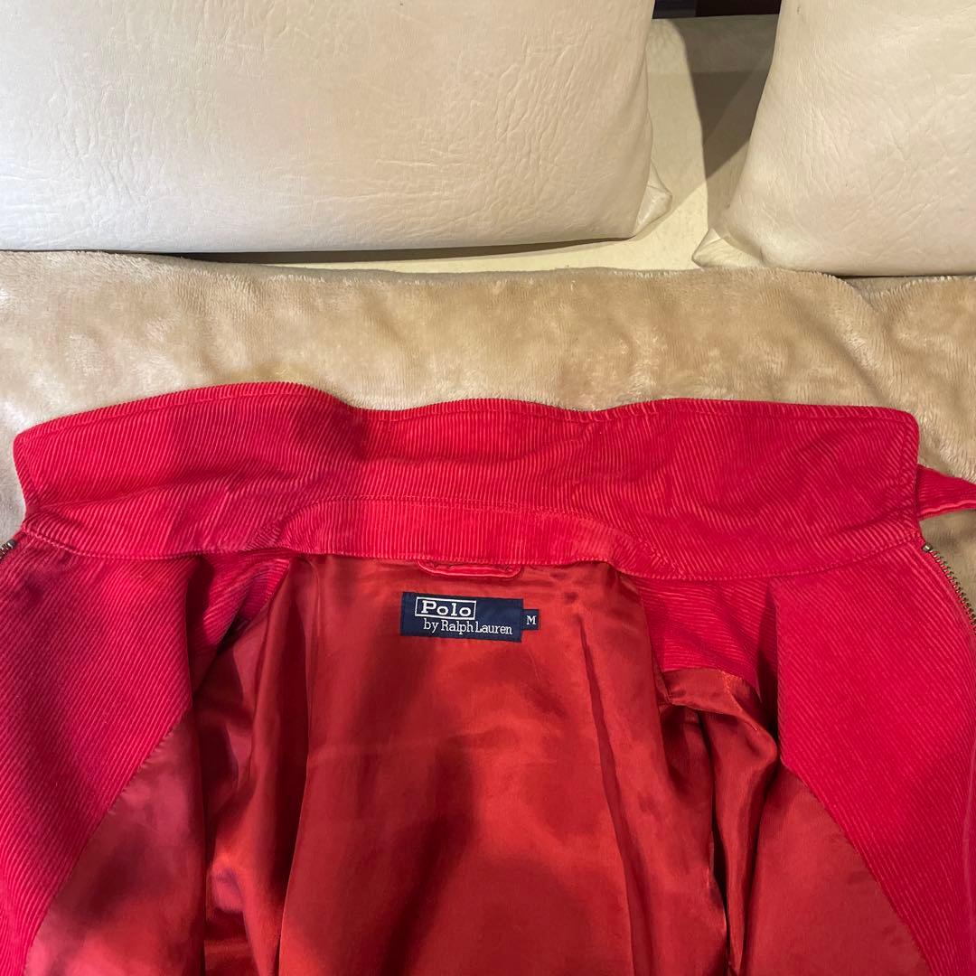 ◯ポロ・ラルフ・ローレン 赤 コーデュロイ スウィングトップ
