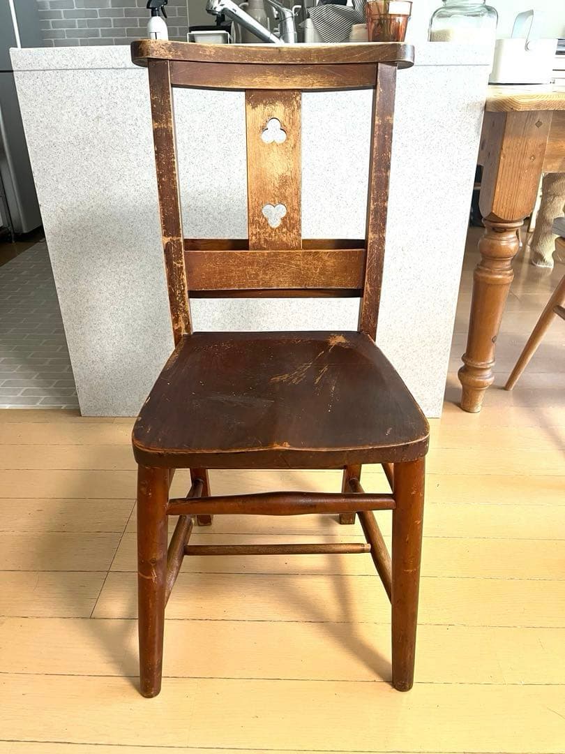 イギリスアンティーク　チャーチチェア