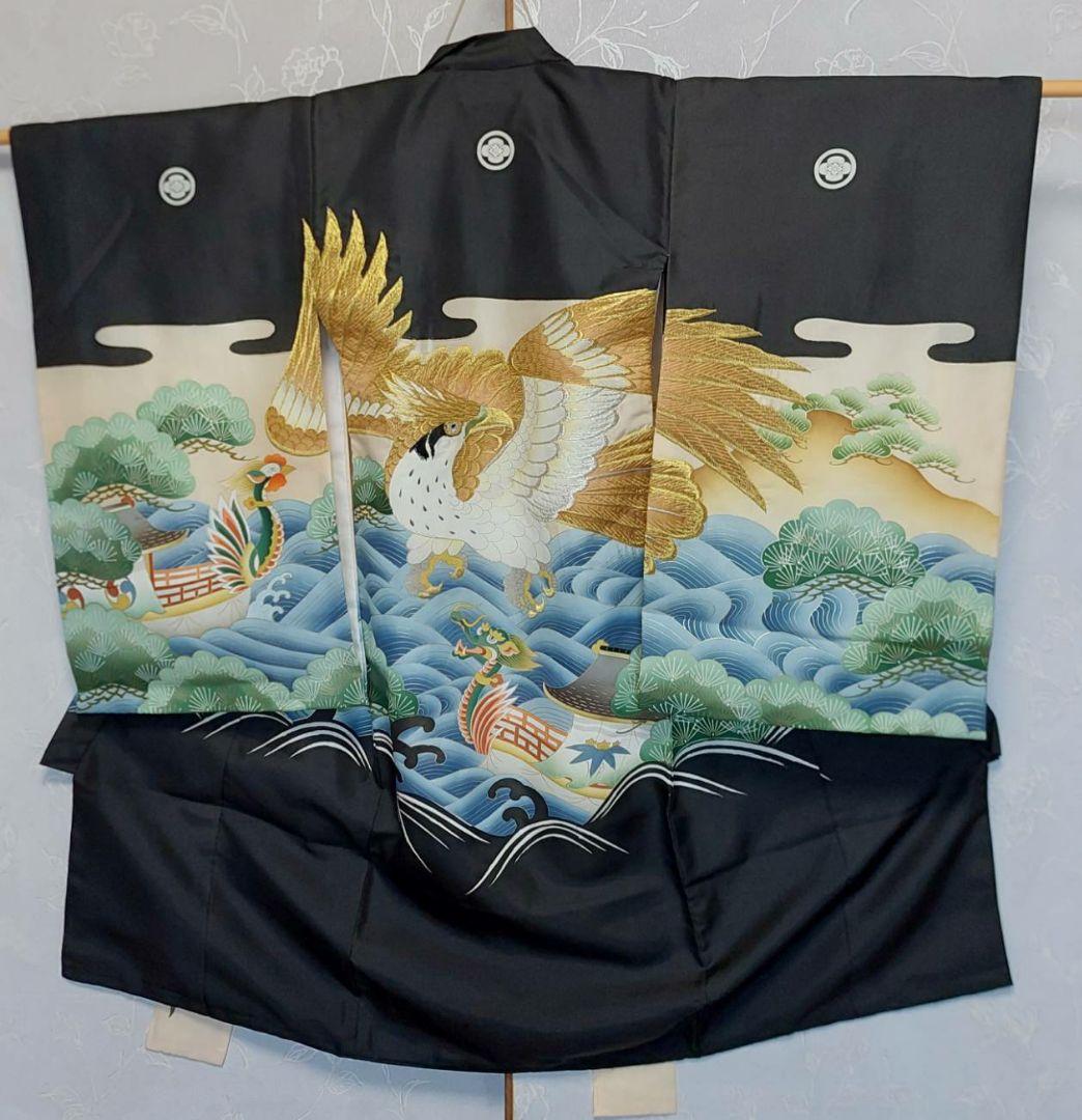 NA330アンティーク子供着物七五三綺麗美品着丈96センチ裄丈45センチ