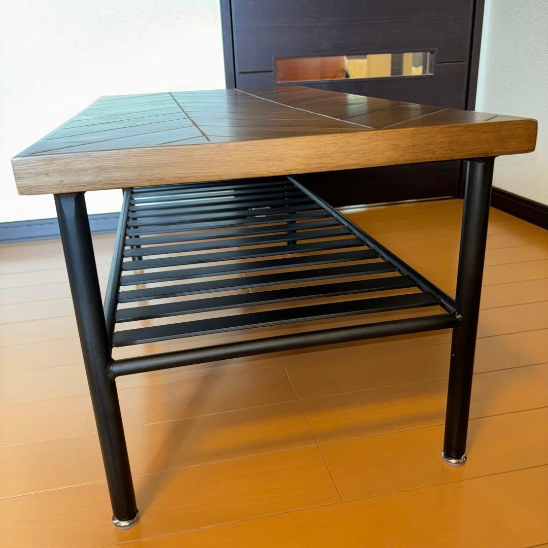 ヘリンボーンデザイン ギネスコーヒーテーブル 幅90cm 関家具