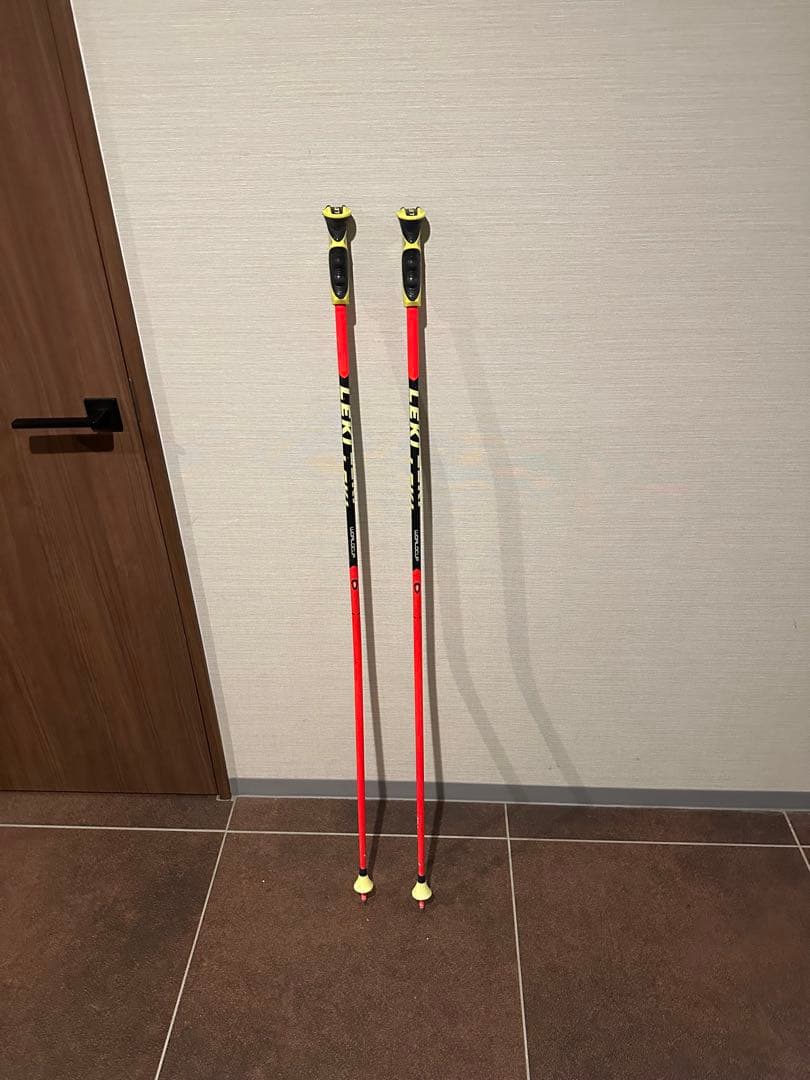 LEKI アルミ　スキー ストック 125cm