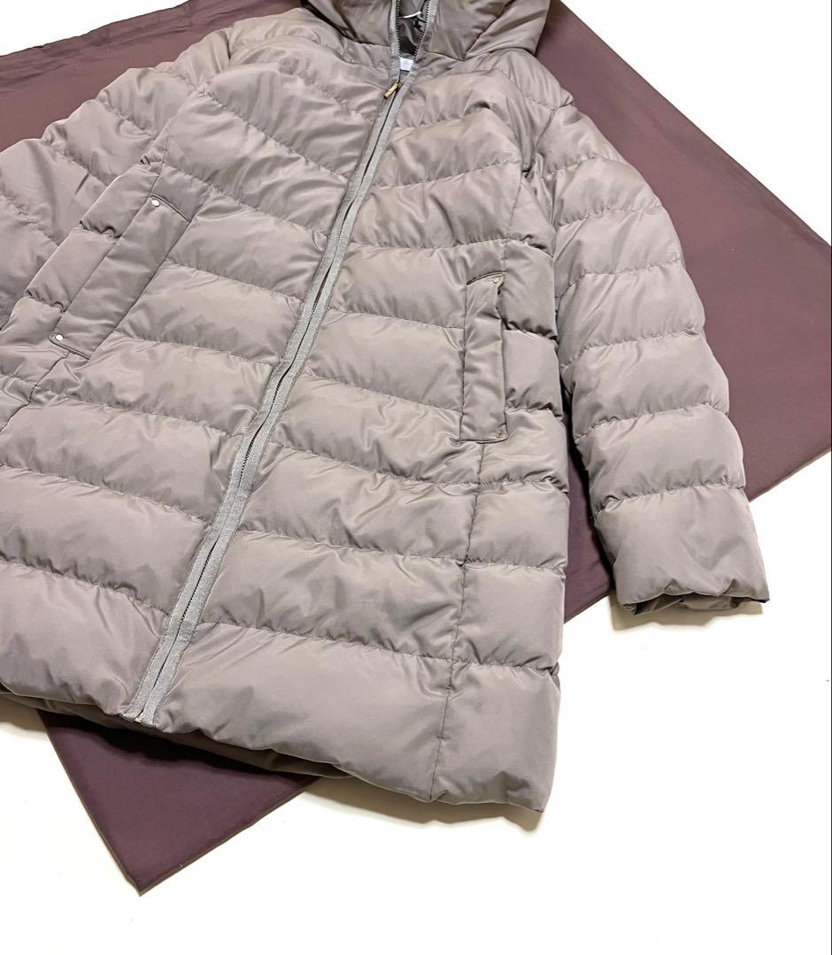 エニィスィス　ダウンコート　フォックスファー　ロングコート　Aライン　美品