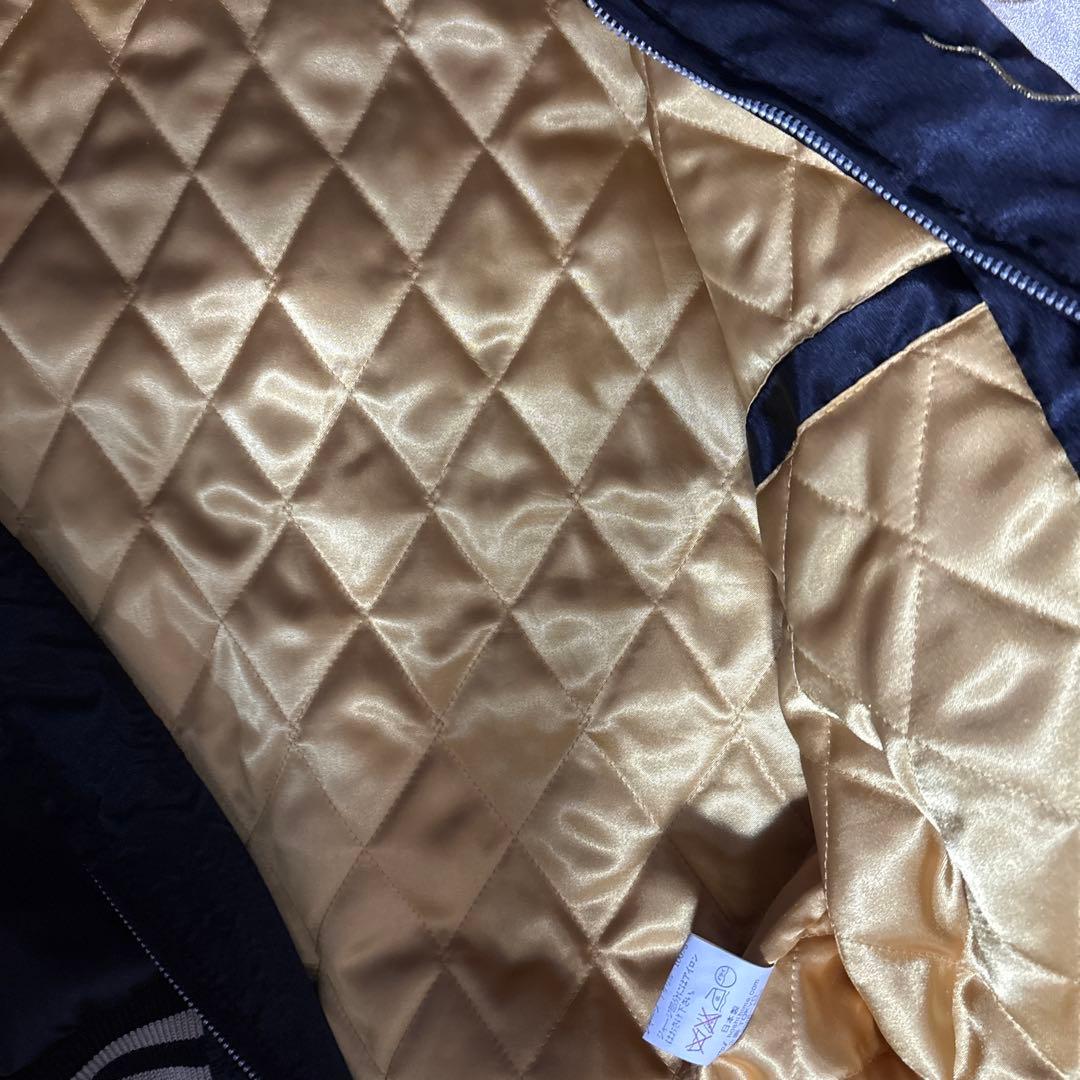 星姫ドラゴン刺繍 サテン スカジャン Japan