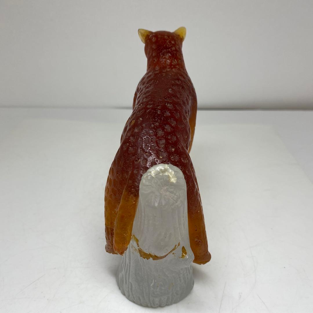 ドームフランス　チーターオブジェ　15㎝　東里7-1210④