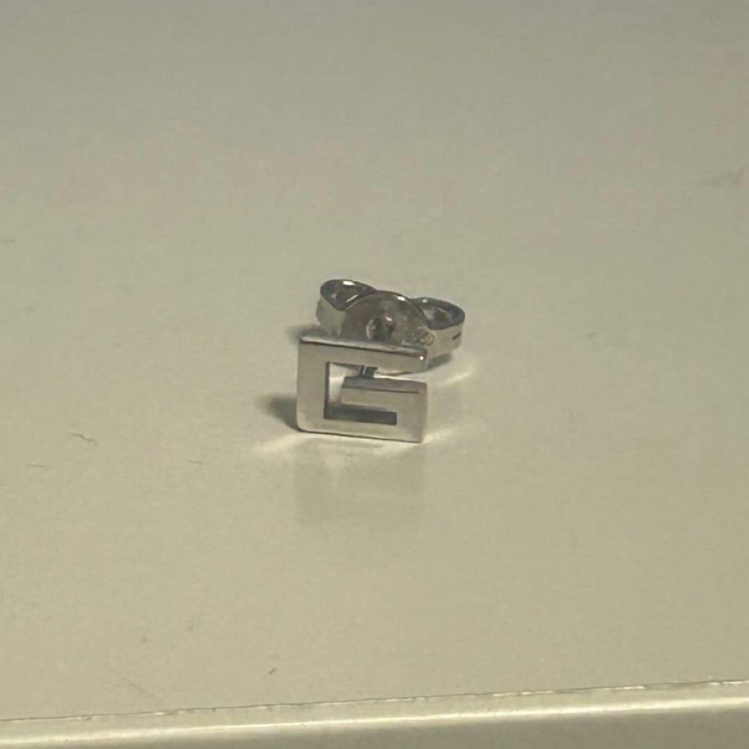 GUCCI ピアス 片方 ホワイトゴールド