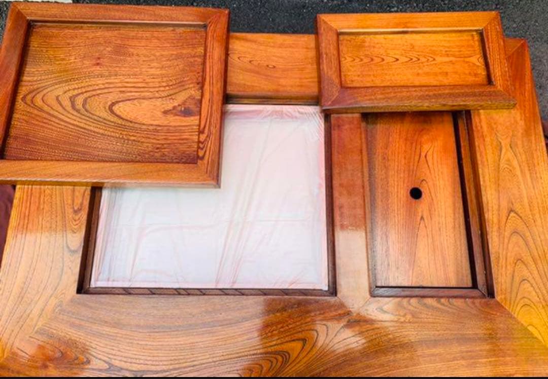 日本製／国産高級ケヤキ材／贅沢火鉢■材質：欅無垢 ／摺り漆／欅無垢 ／摺り漆