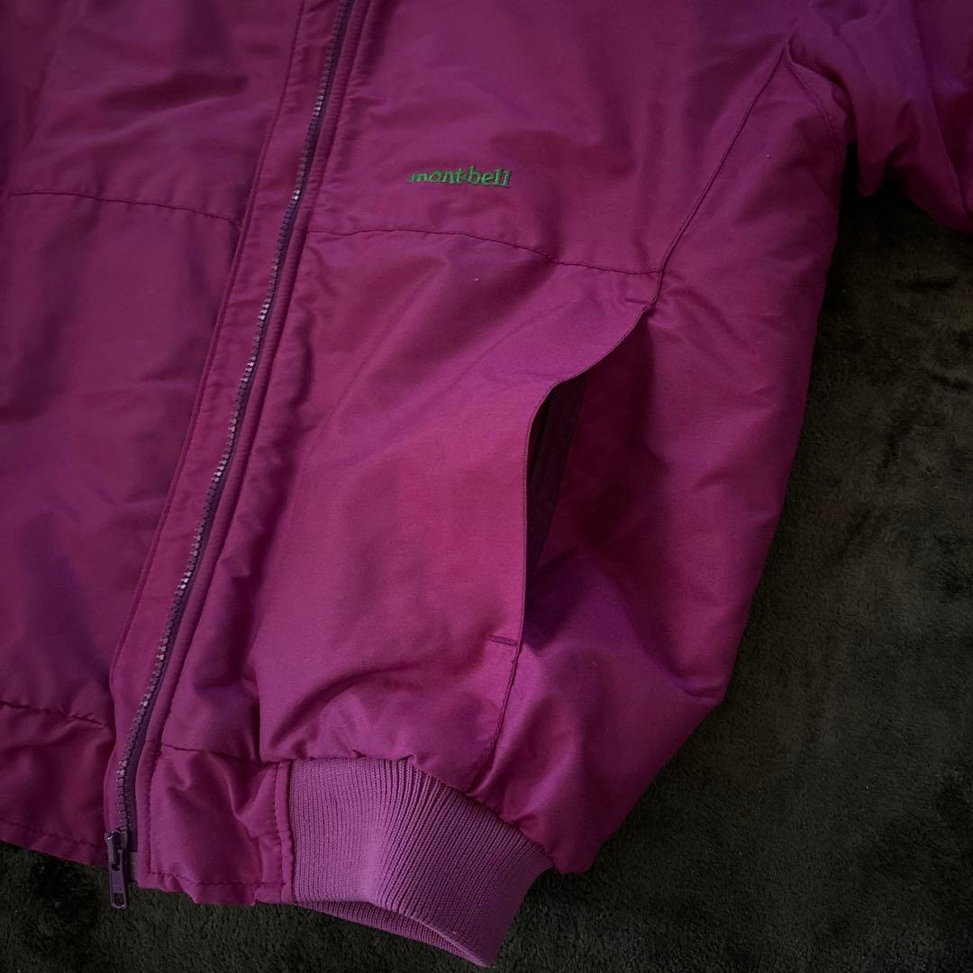 オールド モンベル サイズL ジャケット 80s ヴィンテージ フリース 蛍光