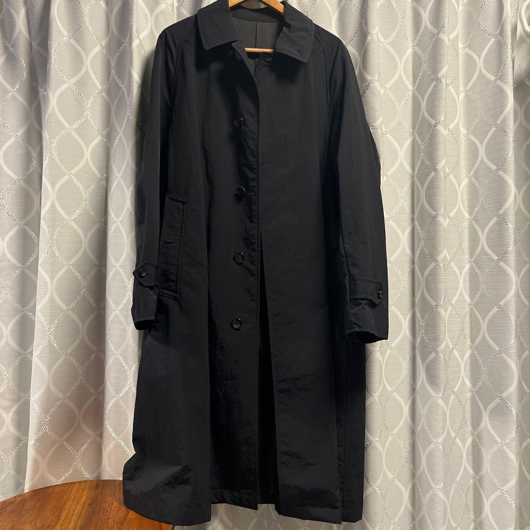 la favola ラファーボラ 黒 トレンチコート M