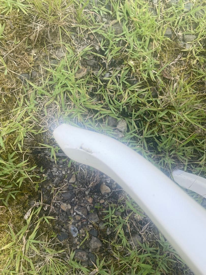 グレー　ホワイト　猫脚　ロココ調　アンティーク調布張りダイニングチェア