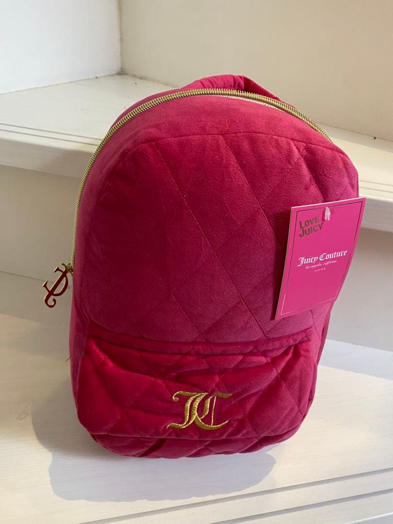 Juicy Couture キルティングバック型クッション