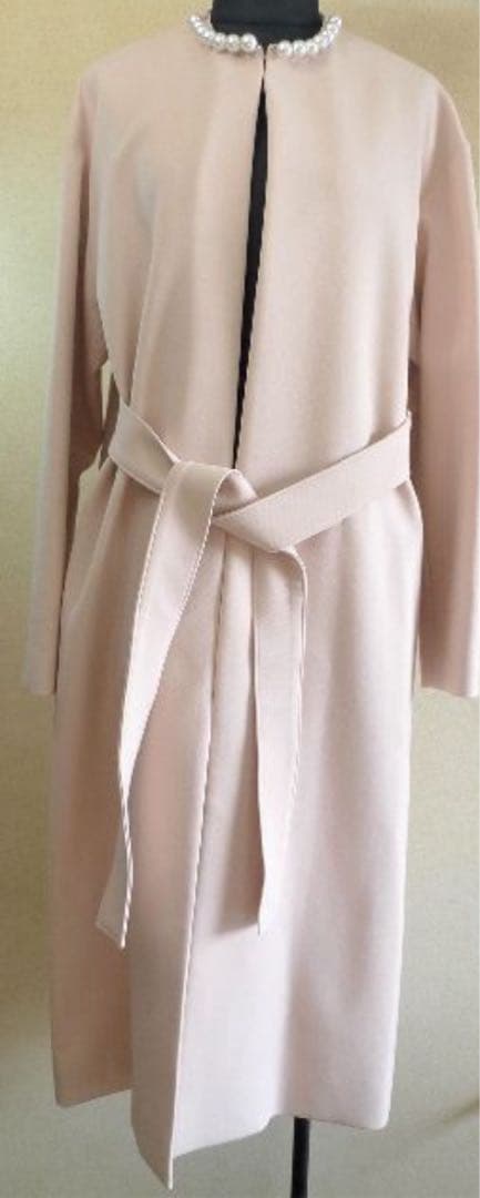 YOKO CHAN ヨーコチャン　パールボリュームコート38